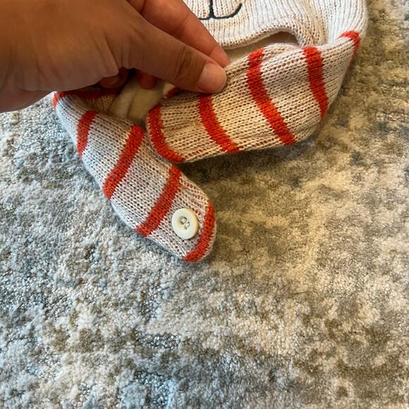 JoJo Maman Bebe Fox Hat & Mittens Set 0-12 Months NWT - Picture 4 of 11